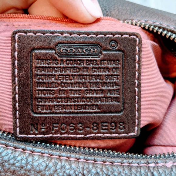 Coach Chelsea Brown Leather Hobo Purse - Picture 11 of 15